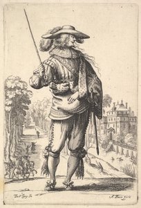 A Gentleman with His Head Turned Towards the Right in Profile, Wearing a Plumed Hat