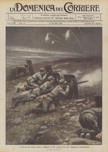 The Alarm in the Enemy Camp, Wire Cutters Discovered by Flares Engage in Combat