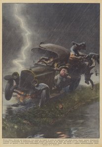 Near Siena, During a Storm, a Lightning Bolt Struck a Truck Full of People