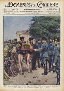A singular ceremony took place in Lucca for the visit of Benito Mussolini