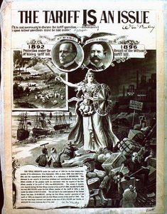A political poster advocating McKinley