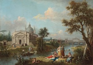 Italianate River Landscape