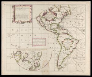 A new and correct sea chart of the whole world showing the variations of the compass as they were found in the year 1700