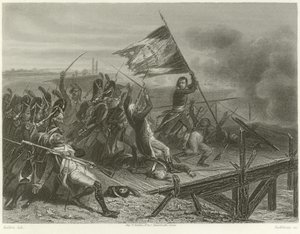 Battle of the Bridge of Arcole by Denis Auguste Marie Raffet
