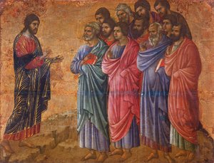 The Appearance of Christ on Mountain in Galilee (detail)