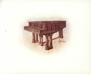 Page from Steinway & Sons Art Catalogue