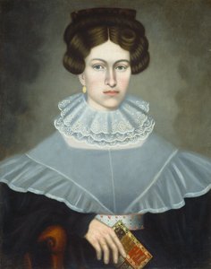 Woman Holding a Book