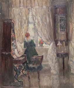 In the Salon, c.1910