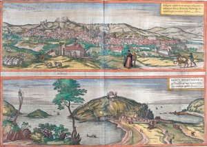 Views of Burgos and San Sebastian, Spain