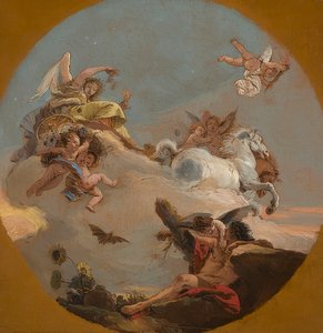 The Chariot of Aurora. Circa 1734