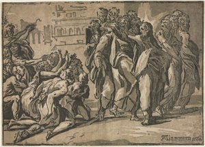Christ Healing the Lepers, 1608