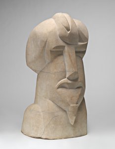Hieratic Head of Ezra Pound