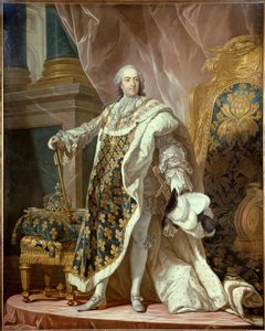 Full-Length Portrait of Louis XV in Coronation Robes