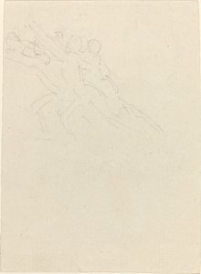 Running Figures with Arms Raised