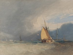 Boats off the Coast, Storm Approaching