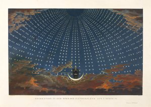 Stage Design for the Opera Die Zauberflöte by Wolfgang Amadeus Mozart