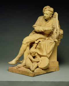 George Frederick Handel (1685-1759) Model for a Marble Statue Now in the Victoria and Albert Museum by Louis Francois Roubillac