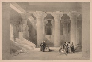 Egypt and Nubia: Volume I - No. 24, Temple at Esneh, 1838