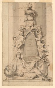 Design for Monument for van der Cammen-Henriques in the Church of St. Gumarus, Lier