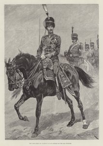 The late Duke of Clarence as an Officer of the 10th Hussars