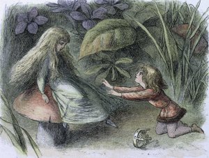 Water lilies and water fairies of the period