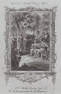 St Austin Preaching before King Ethelbert and Queen Bertha
