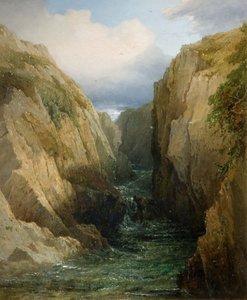 Gorge And River In Ireland