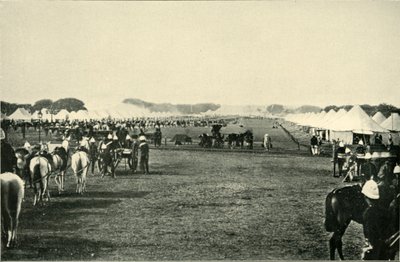 The Viceroys Camp at the Imperial Assemblage, January 1877 by Bourne and Shepherd